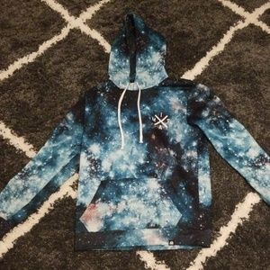 All Over Print Galaxy Hoodie Sweatshirt